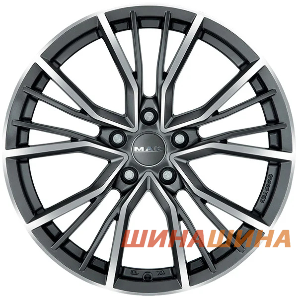 Mak Union 9.5x21 5x112 ET25 DIA66.45 GMMF