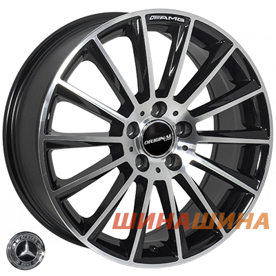 Zorat Wheels BK836B 7.5x18 5x112 ET44 DIA66.6 BP