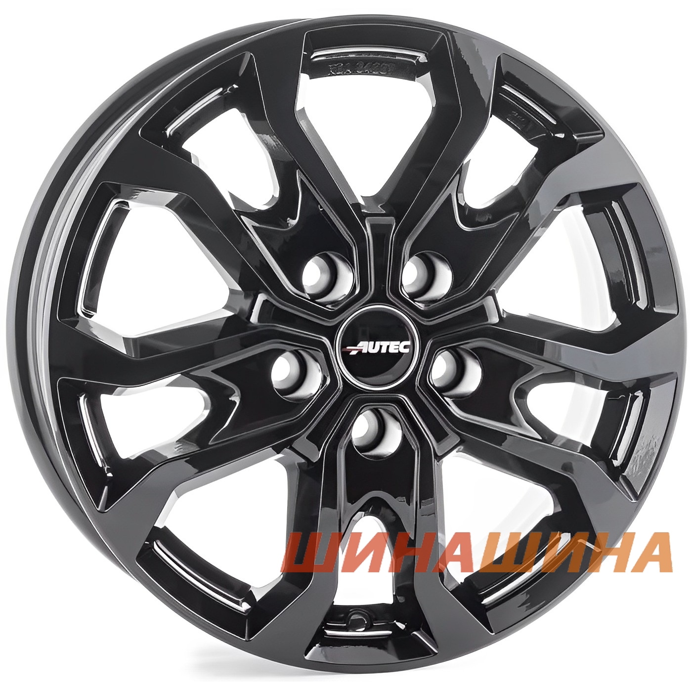 Autec Kiso 6.5x16 5x112 ET52 DIA66.5 Schwarz gl