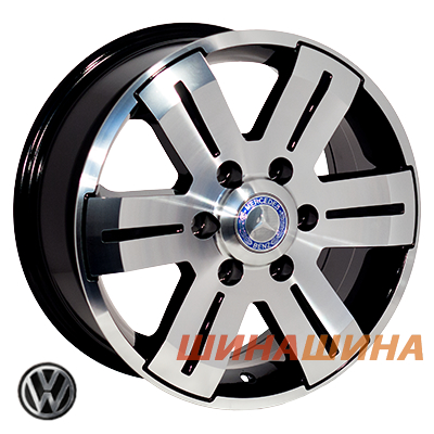 Zorat Wheels BK562 7x16 6x125 ET60 DIA74.1 BP