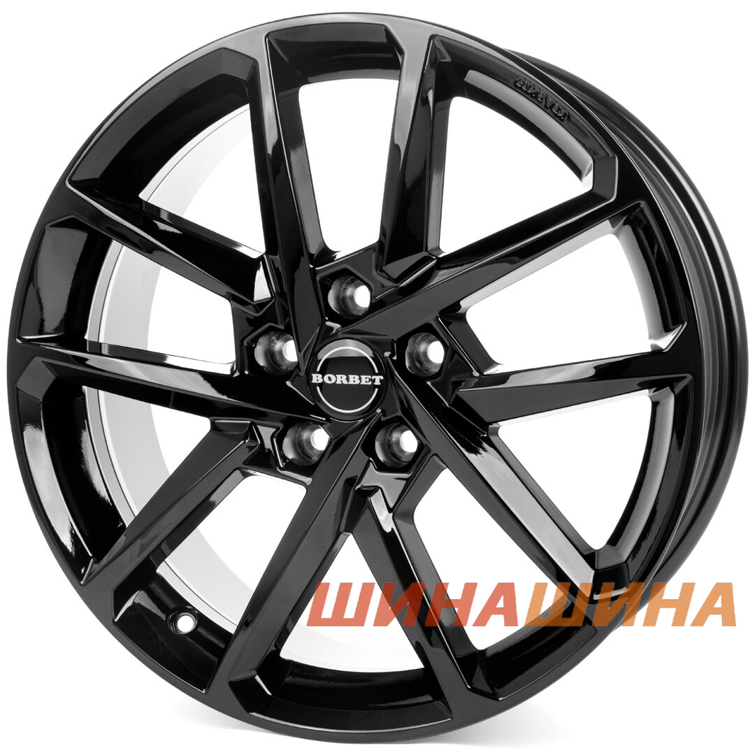 Borbet N 6.5x17 5x114.3 ET45 DIA72.5 Black