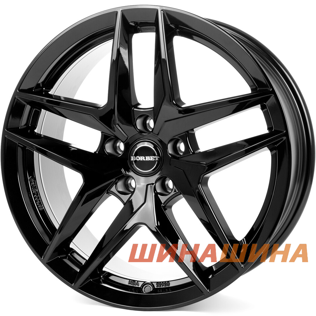 Borbet Z 7.5x17 5x112 ET36 DIA66.5 Black