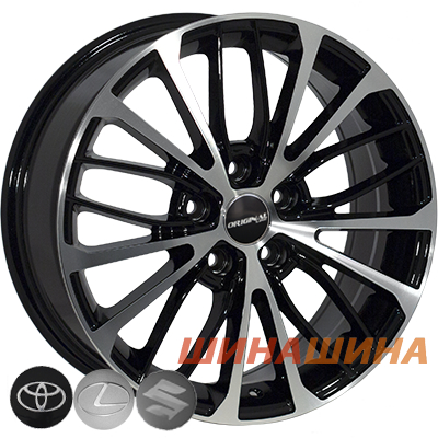 Zorat Wheels BK5343 7x17 5x114.3 ET40 DIA60.1 BP