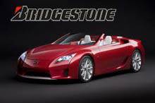 Автомобиль Lexus укомплектуют шинами от компании Bridgestone