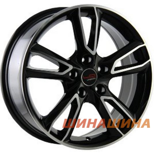 Replica LegeArtis Mazda MZ73 7x17 5x114.3 ET50 DIA67.1 BKF