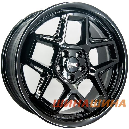 GT JA209 7.5x17 5x100 ET40 DIA73.1 Black