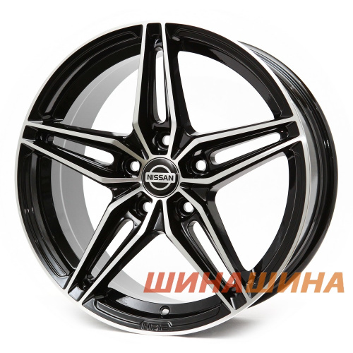 Replica Nissan DM518 7.5x17 5x114.3 ET40 DIA73.1 BMF