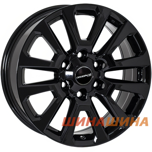 Zorat Wheels BK5881 7.5x17 6x139.7 ET25 DIA106.1 Black