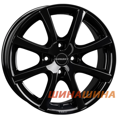 Borbet LV4 5.5x14 4x108 ET43 DIA63.4 Black